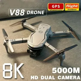 Mini V88 Drone 8K 5G GPS Professional HD Aerial Photography Remote