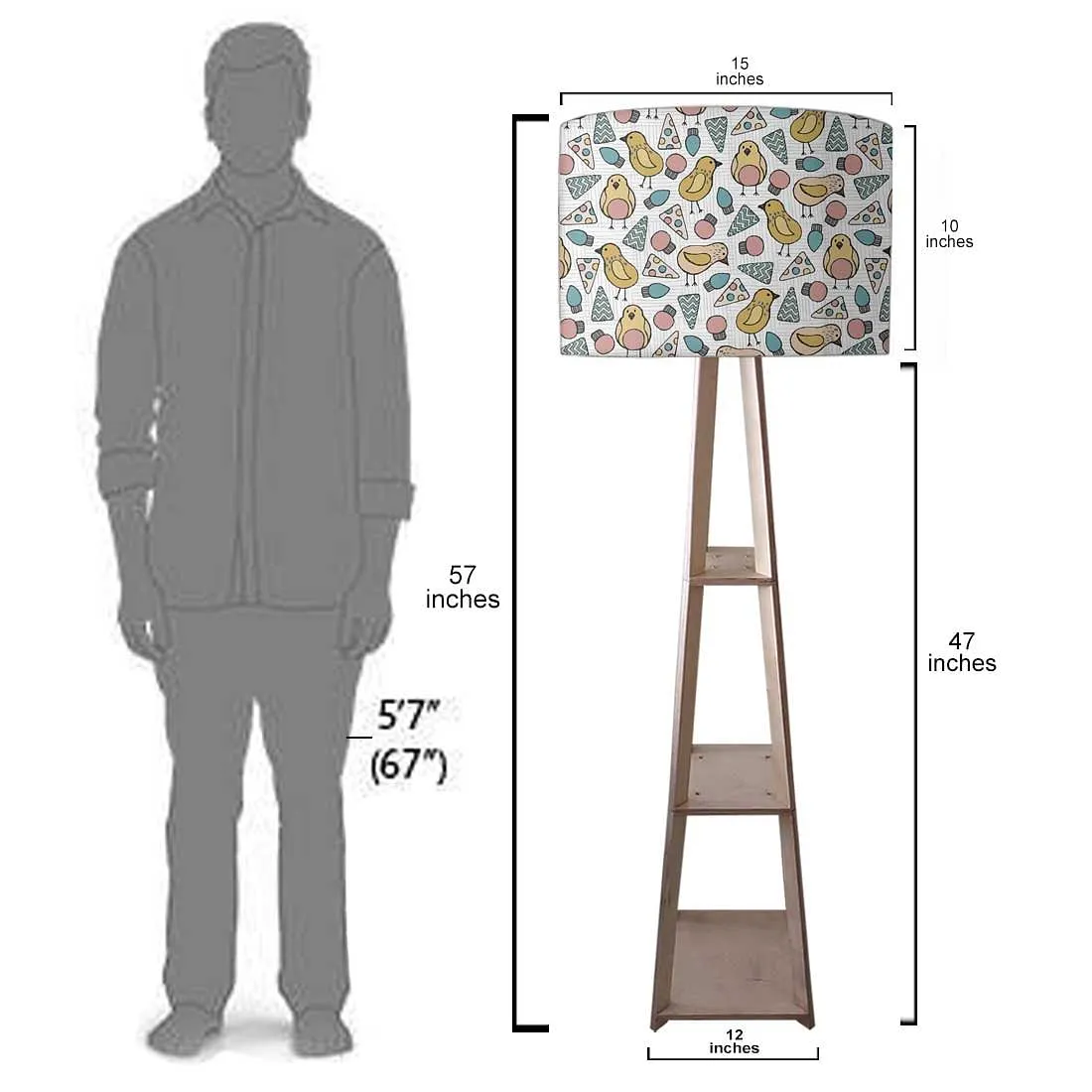 Modern Floor Lamps For Living Room  -   Pizza Slices