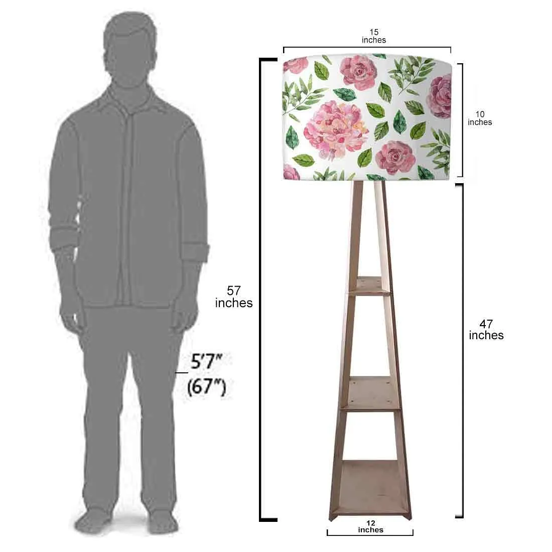 Modern Floor Lamps For Living Room - Sweet Floral