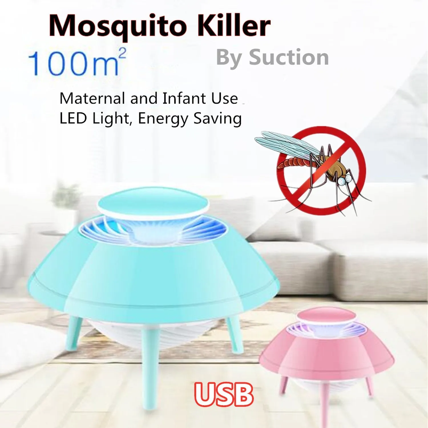 Mosquito Trap Killer Space Ship Design lamp Flying saucer mosquito catcher suction Machine