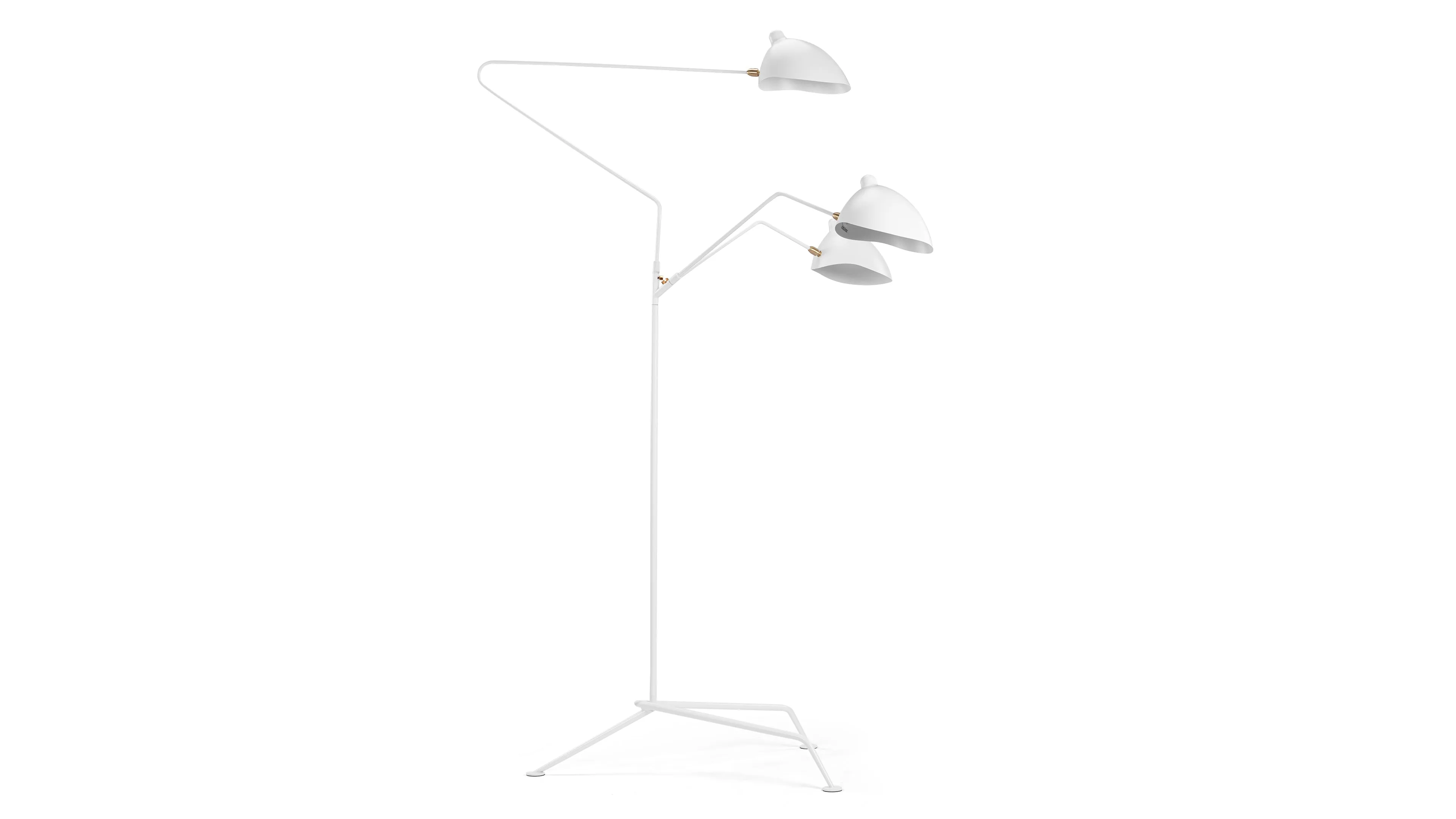 Mouille - Mouille Tripod Floor Lamp, White