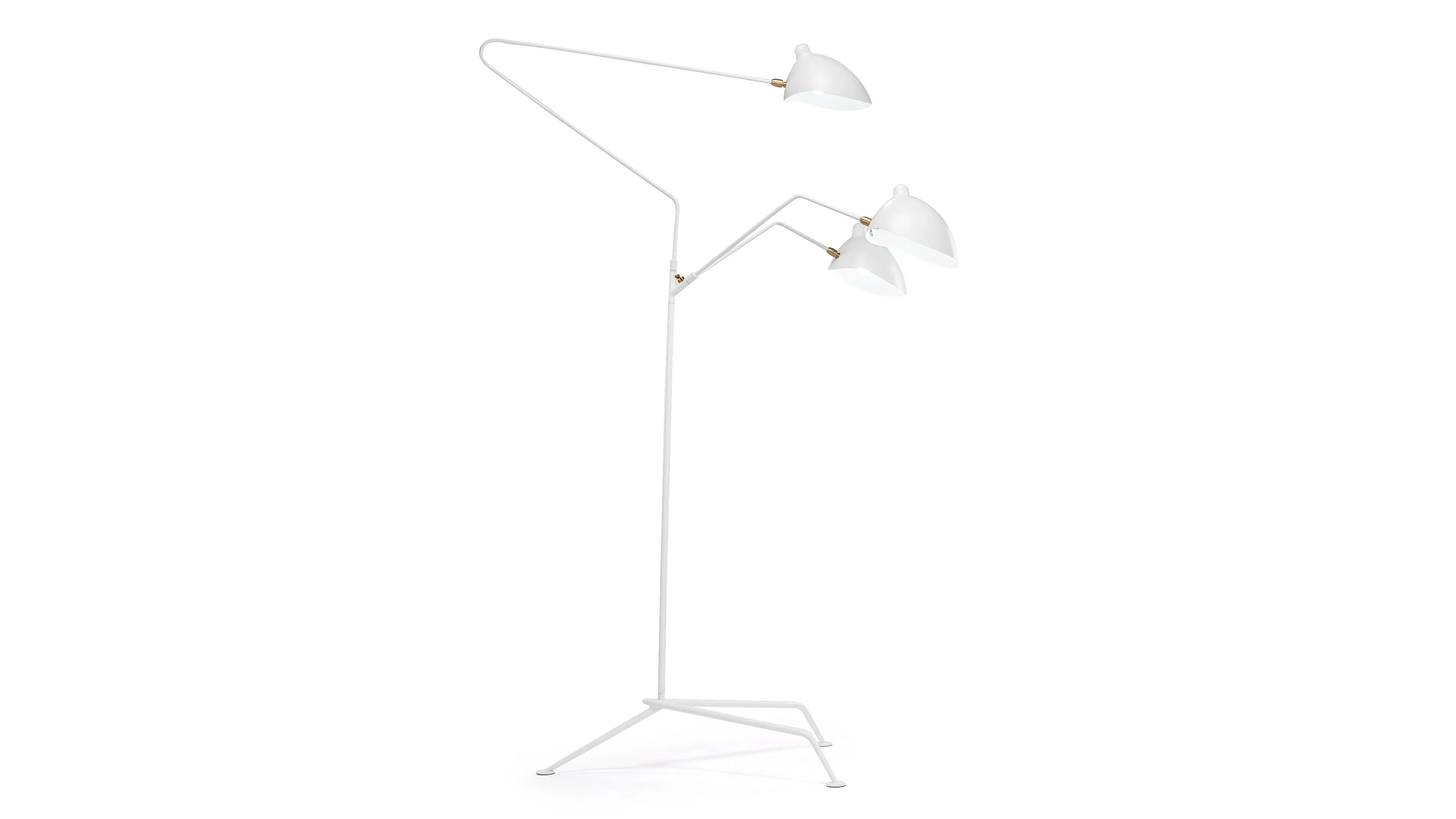 Mouille - Mouille Tripod Floor Lamp, White