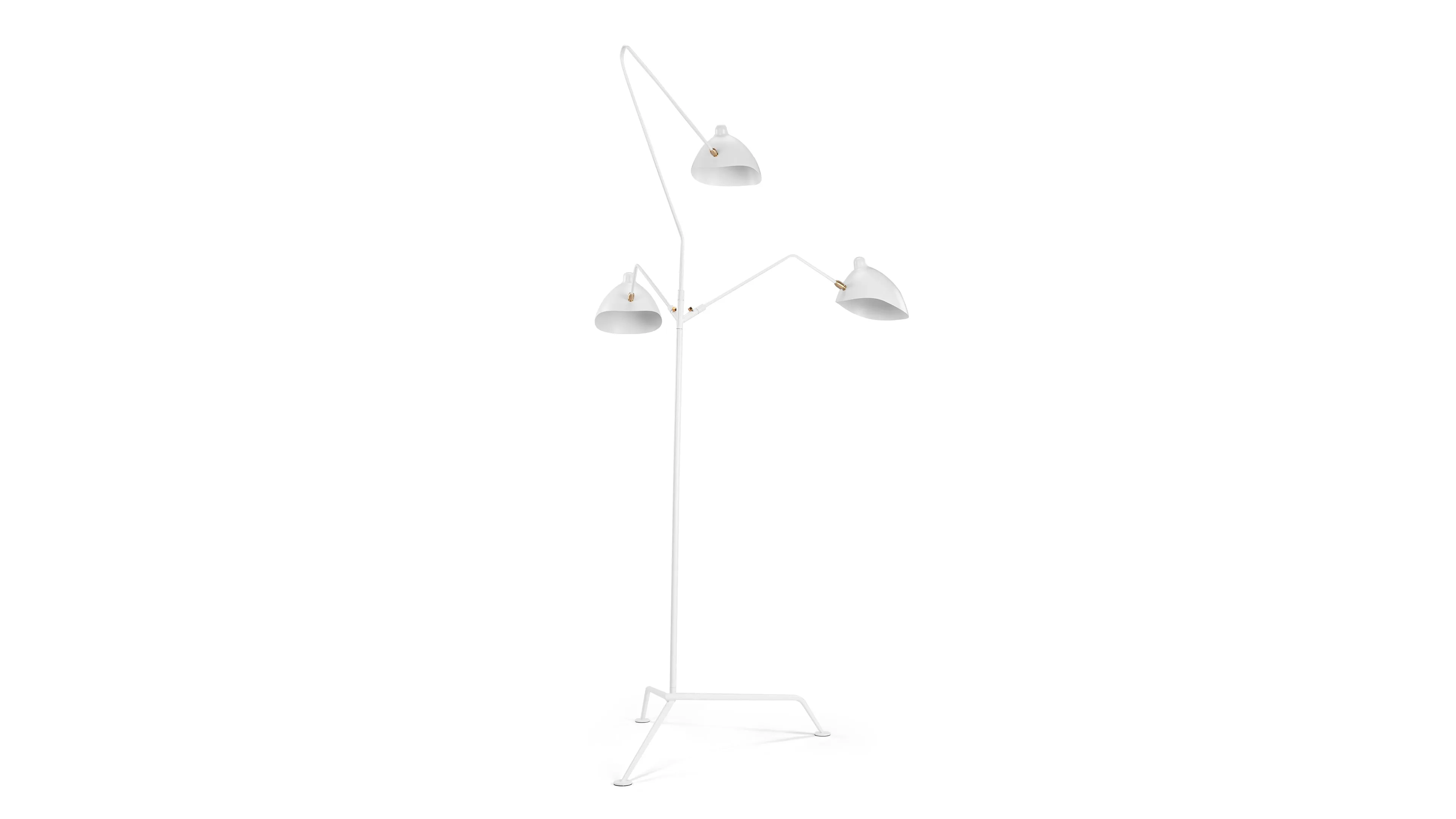 Mouille - Mouille Tripod Floor Lamp, White