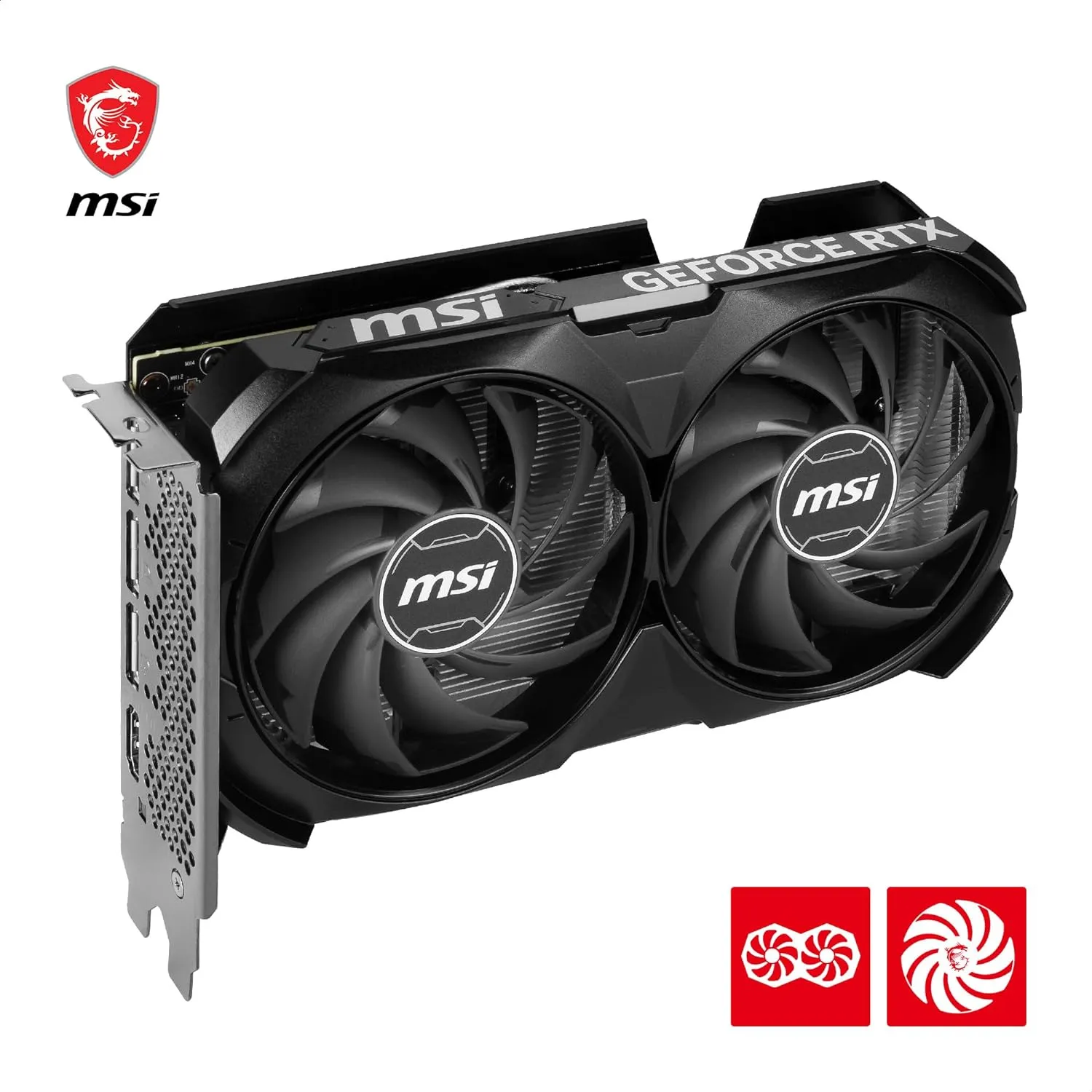 MSI Graphics Card RTX 4060 Ti Ventus 2X 16GB OC