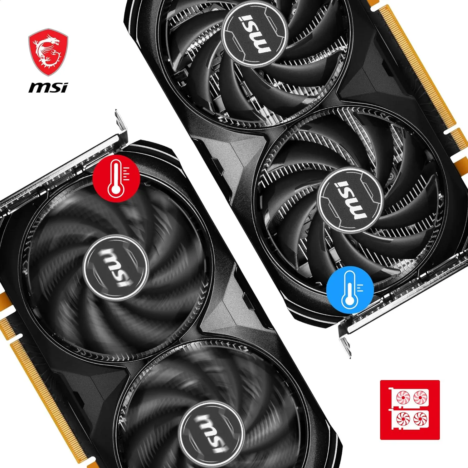 MSI Graphics Card RTX 4060 Ti Ventus 2X 16GB OC