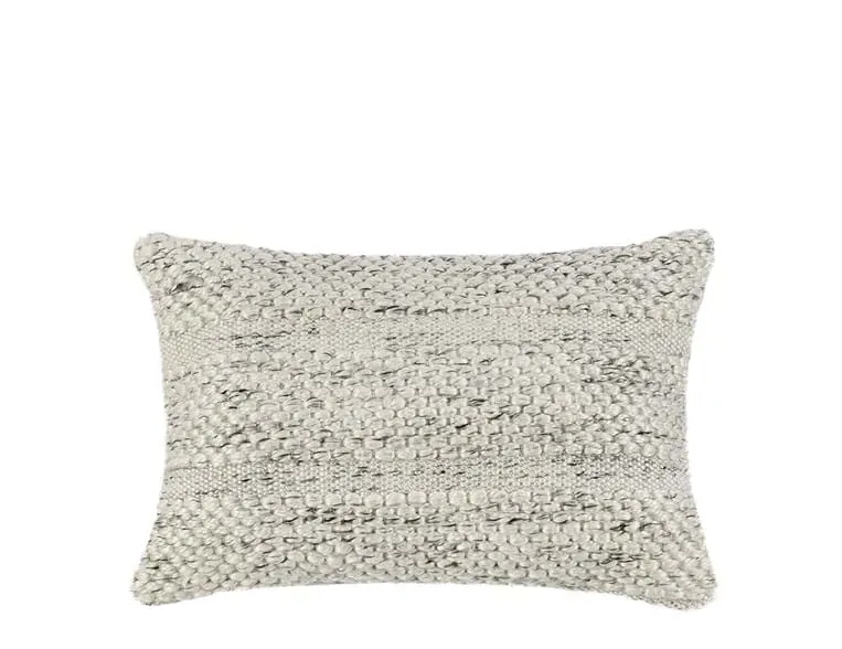 Multicolored Ivory Indoor/Outdoor Lumbar Pillow