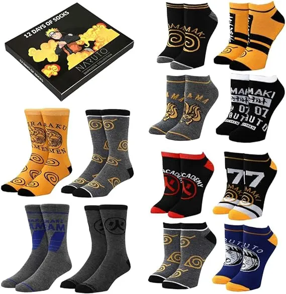 Naruto - 12 Days of Socks Combo