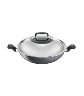 Natura Wok Pan with Lid - 34cm