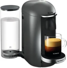 Nespresso VertuoPlus Coffee and Espresso Machine by Breville,8 ounce,Grey