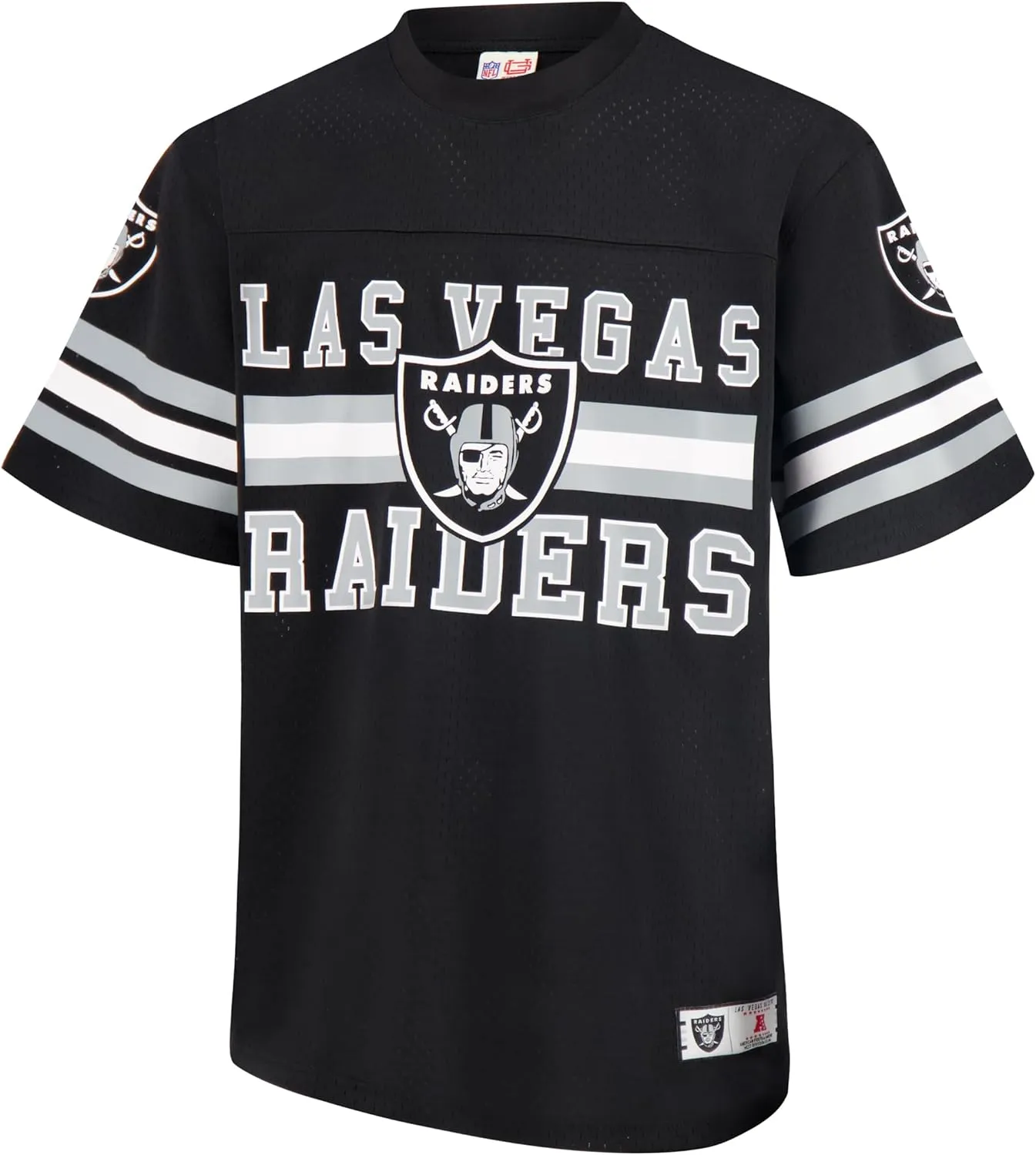 NFL Official Adults Soft Mesh Vintage Beast Mode T-Shirt - Unisex|Las Vegas Raiders