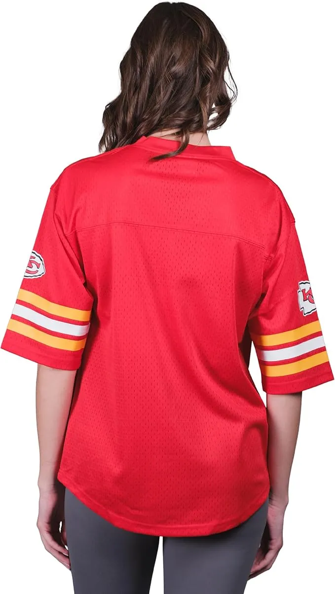 NFL Official Women's Soft Mesh Vintage Gameday Shirt|Kansas City Chiefs