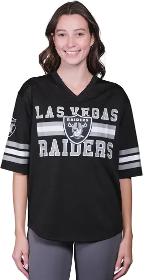 NFL Official Women's Soft Mesh Vintage Gameday Shirt|Las Vegas Raiders