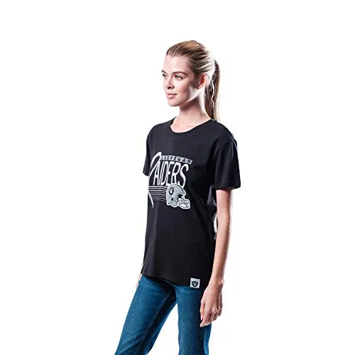 NFL Official Women's Soft Mesh Vintage Gameday Shirt|Las Vegas Raiders