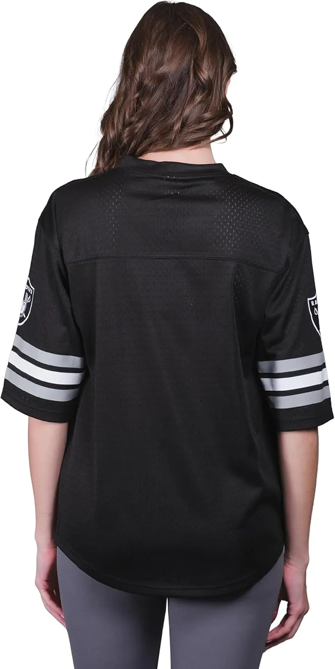 NFL Official Women's Soft Mesh Vintage Gameday Shirt|Las Vegas Raiders