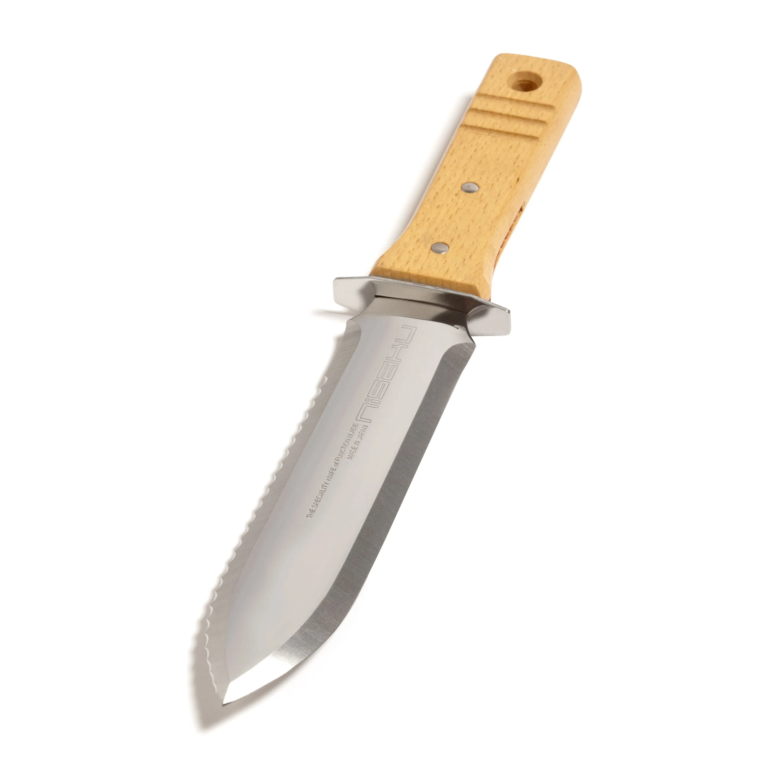 Nisaku YAMAGATANA MOKUETUBATSUKI Japanese Stainless Steel Knife, 7.25-Inch Blade