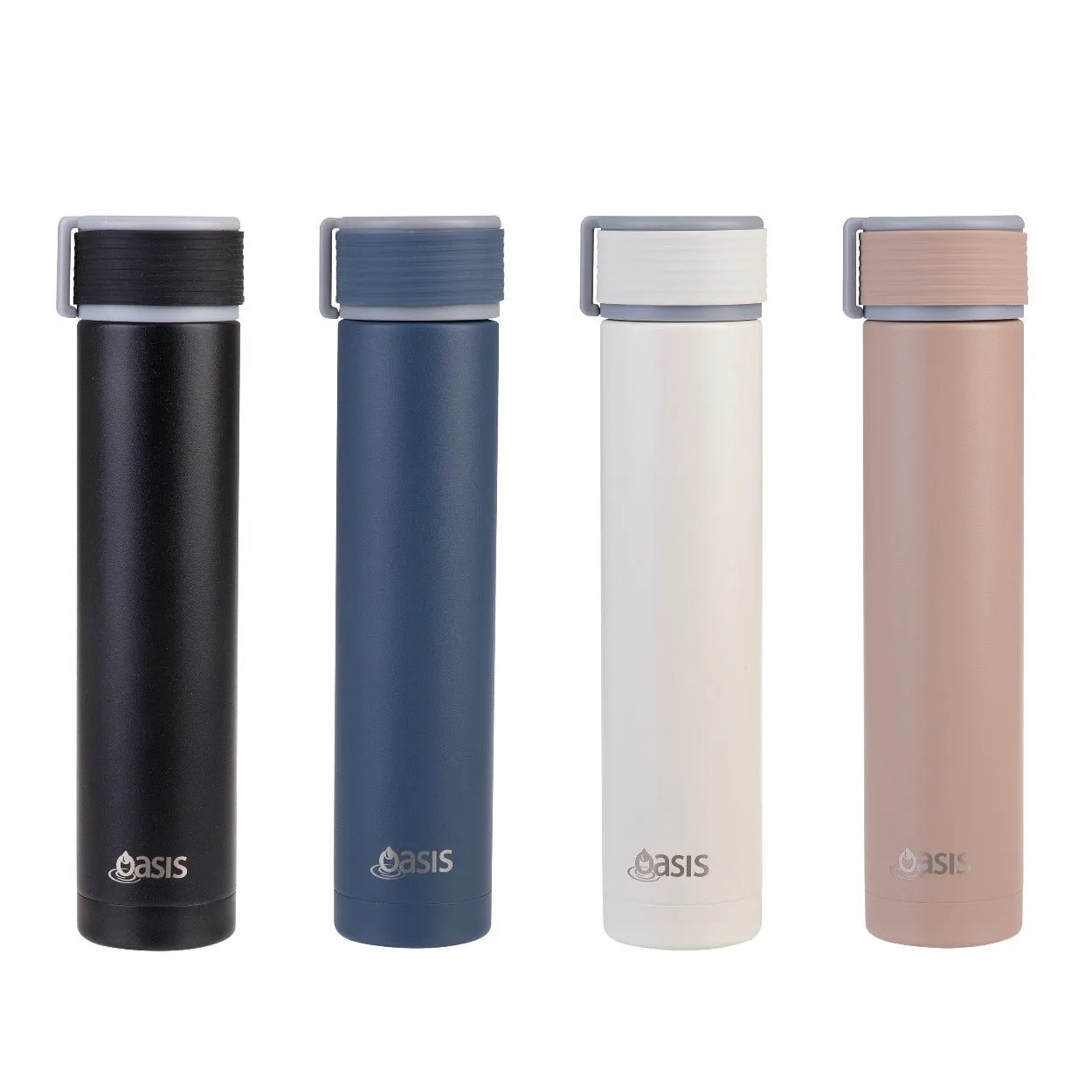 Oasis Skinny Insulated Drink Bottle - 250ml - Assorted Colours