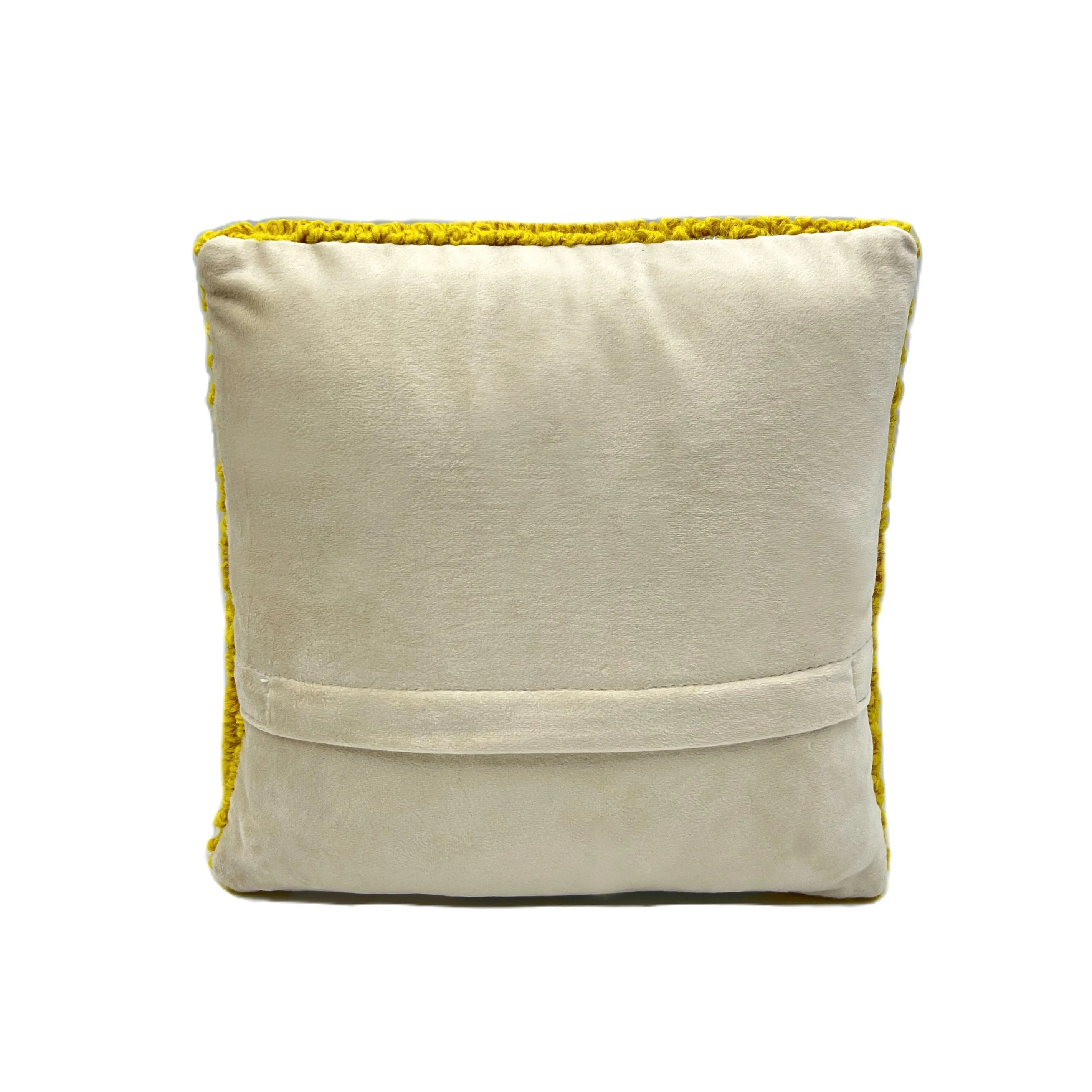 Pansy Wool Hooked Pillow