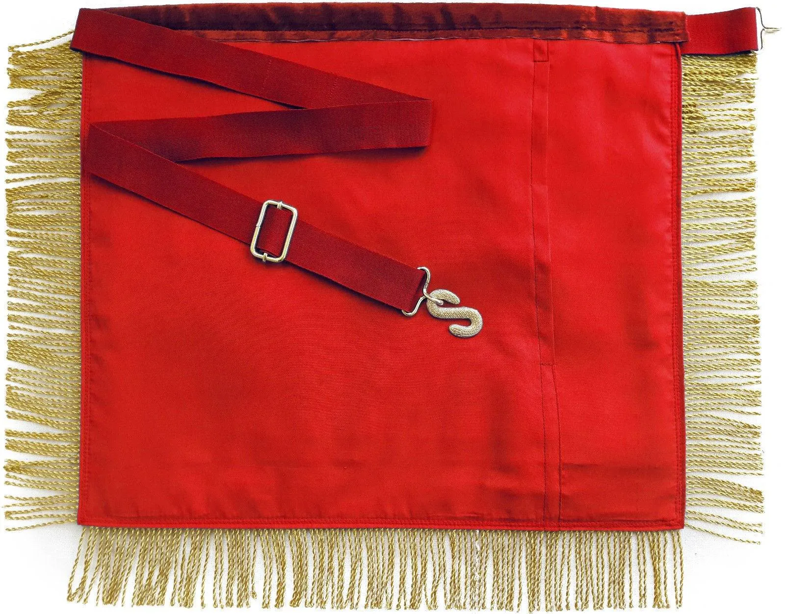 Past High Priest Royal Arch Chapter Apron - Red with Gold Wreath