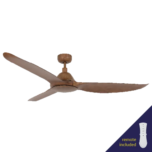 Pels 80W Dark Koa Ceiling Fan with Remote Control