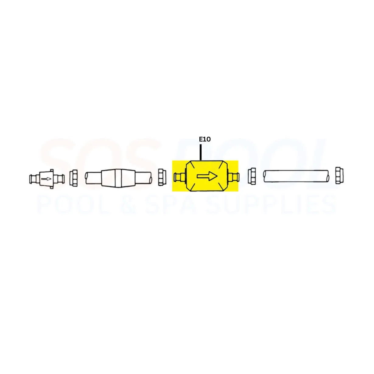 Pentair Back Up Valve For Legend and Platinum Cleaners | E10