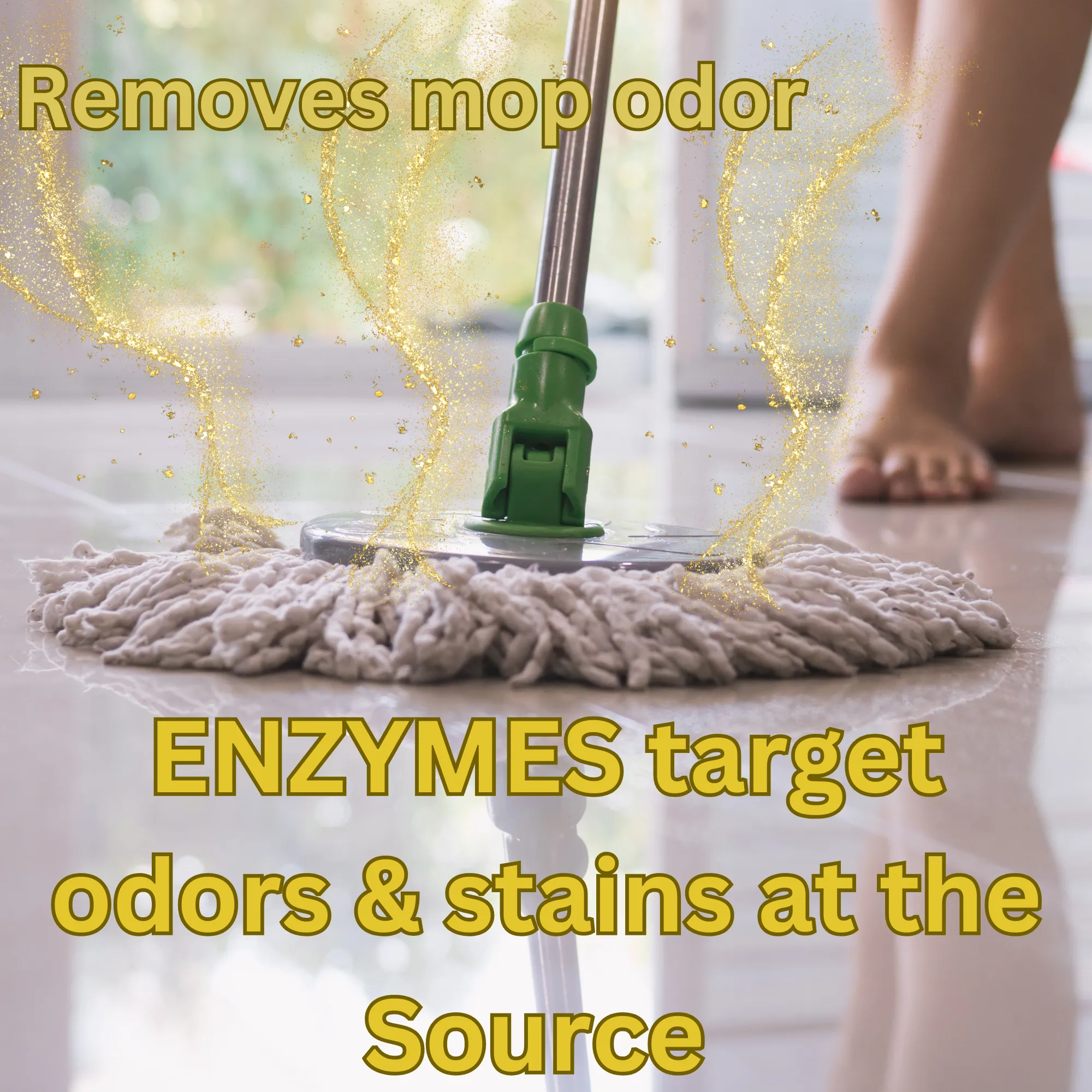 Pet safe deodorizing Enzymatic Floor Cleaner – Deter & Deodorize, Long-Lasting Protection, Safe for Pets & Kids, Non-Toxic, Eco-Friendly.