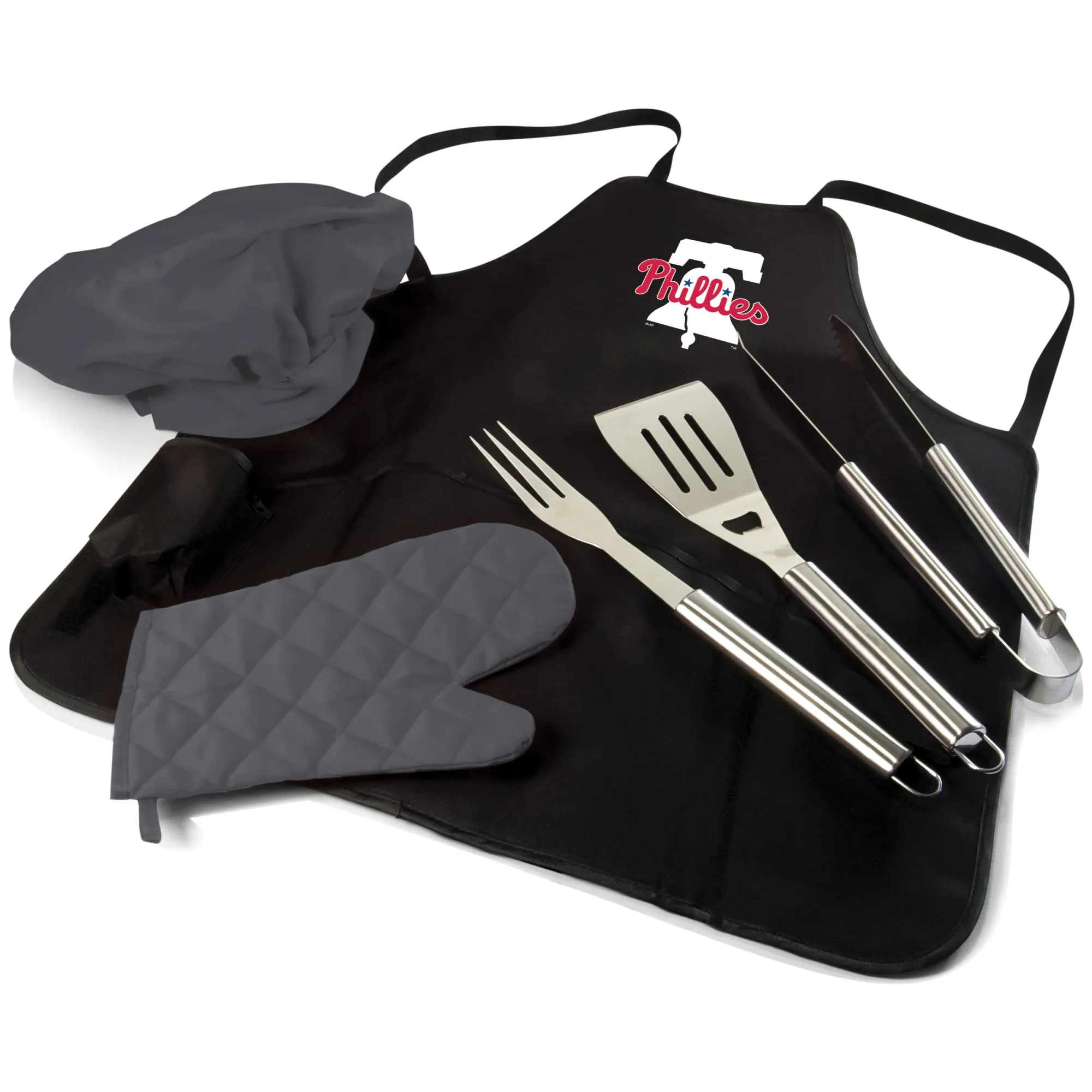 Philadelphia Phillies - BBQ Apron Tote Pro Grill Set