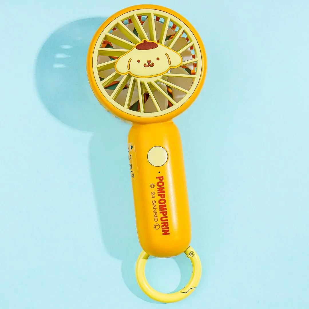 Pompompurin Handy Fan With Carabiner