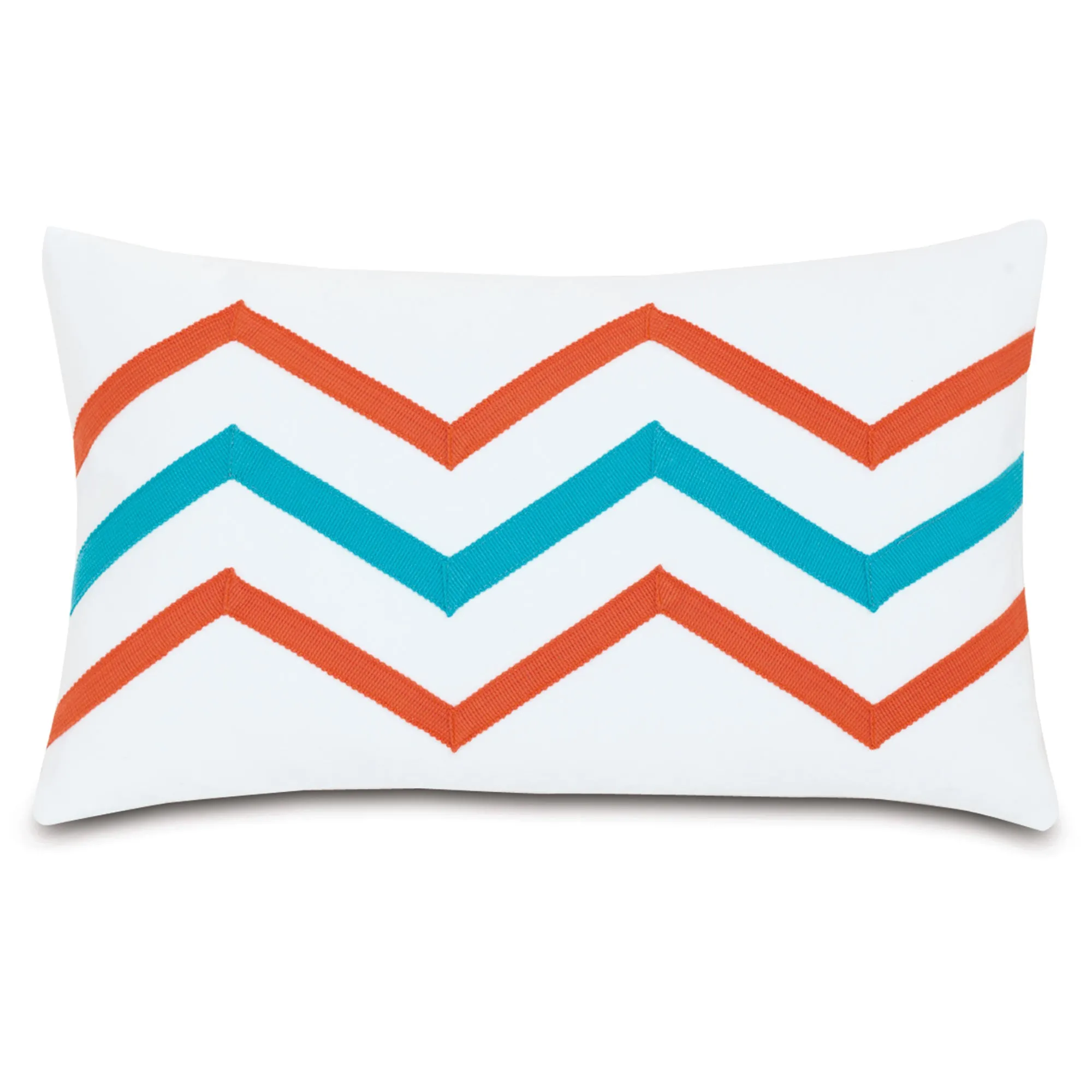 Poolside Flip-Flop Outdoor Lumbar Pillow Cover 13x22