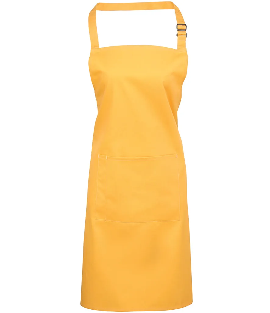 Premier 'Colours' Bib Apron with Pocket