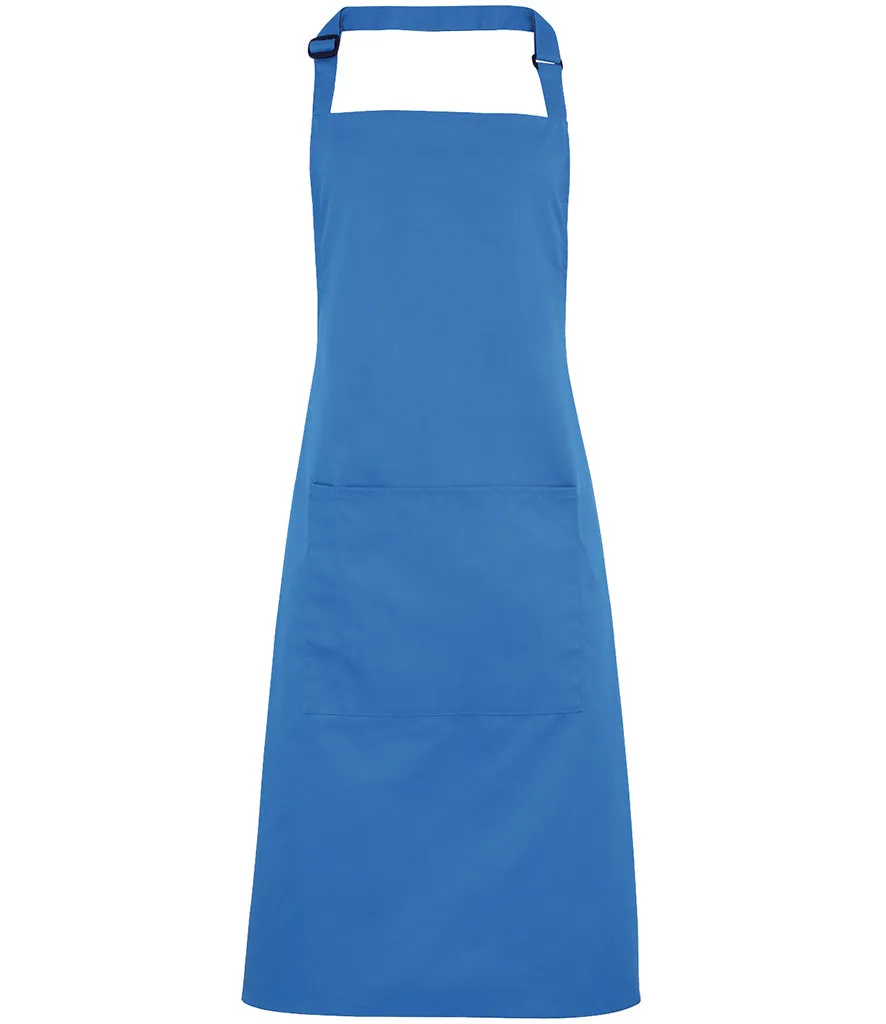 Premier 'Colours' Bib Apron with Pocket