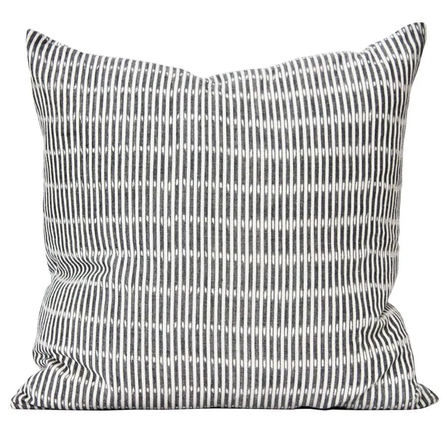 READY TO SHIP Kufri Sanjana Designer Pillows Stripe in Black White