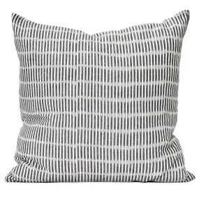 READY TO SHIP Kufri Sanjana Designer Pillows Stripe in Black White