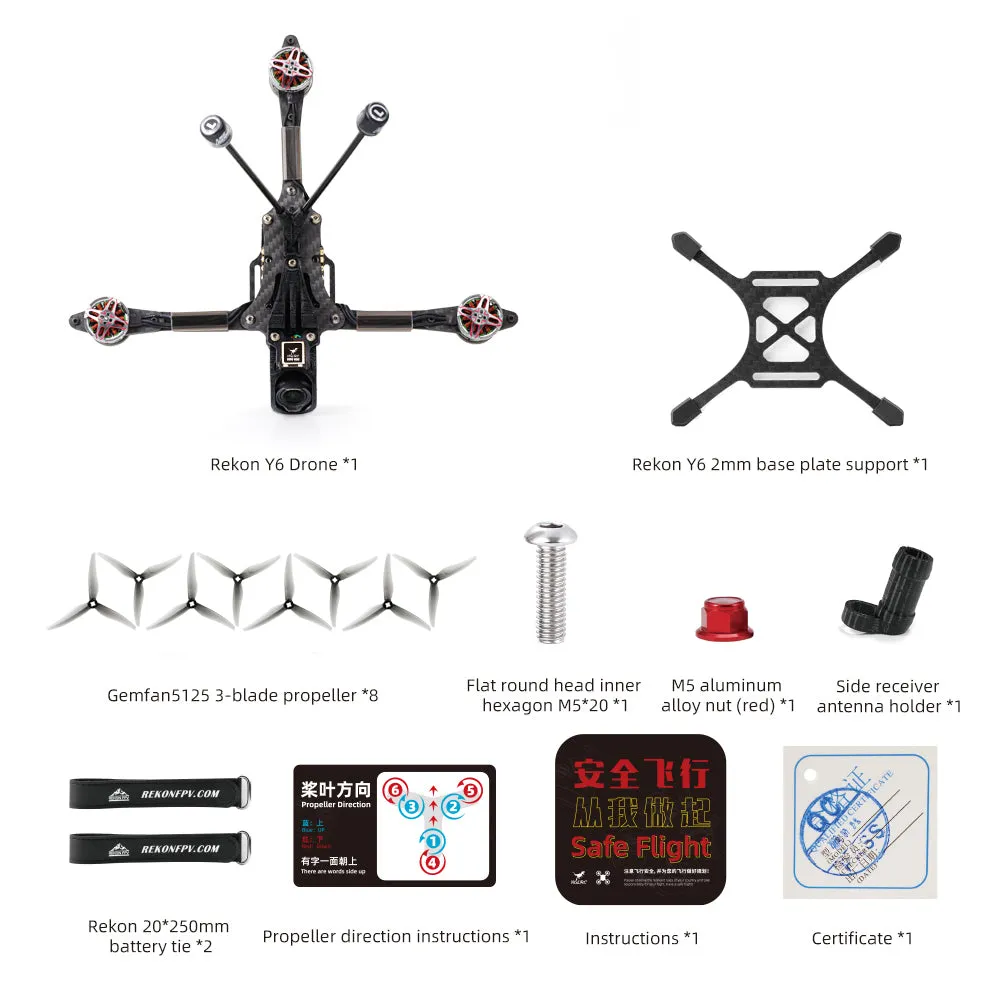 Rekon Y6 5-inch Long-Range FPV Drone