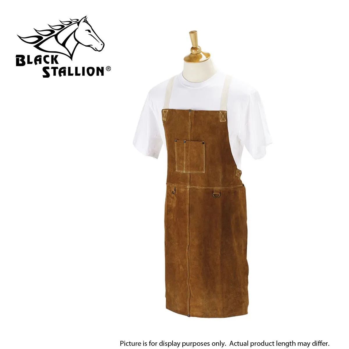 Revco 36A 36" Split Cowhide Leather Apron (1 Apron)