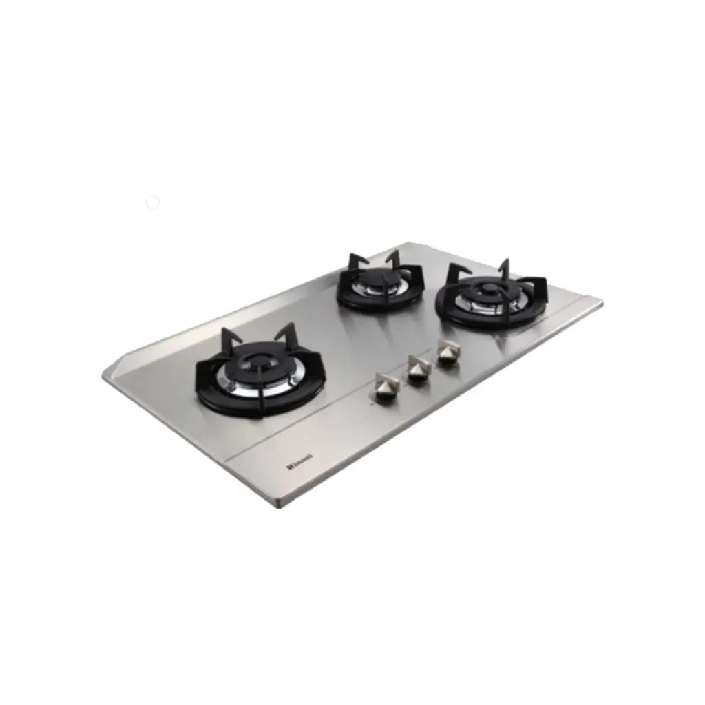 Rinnai RB-3SS-C-S 3-Burner Built-in Gas Hob (Stainless Steel)