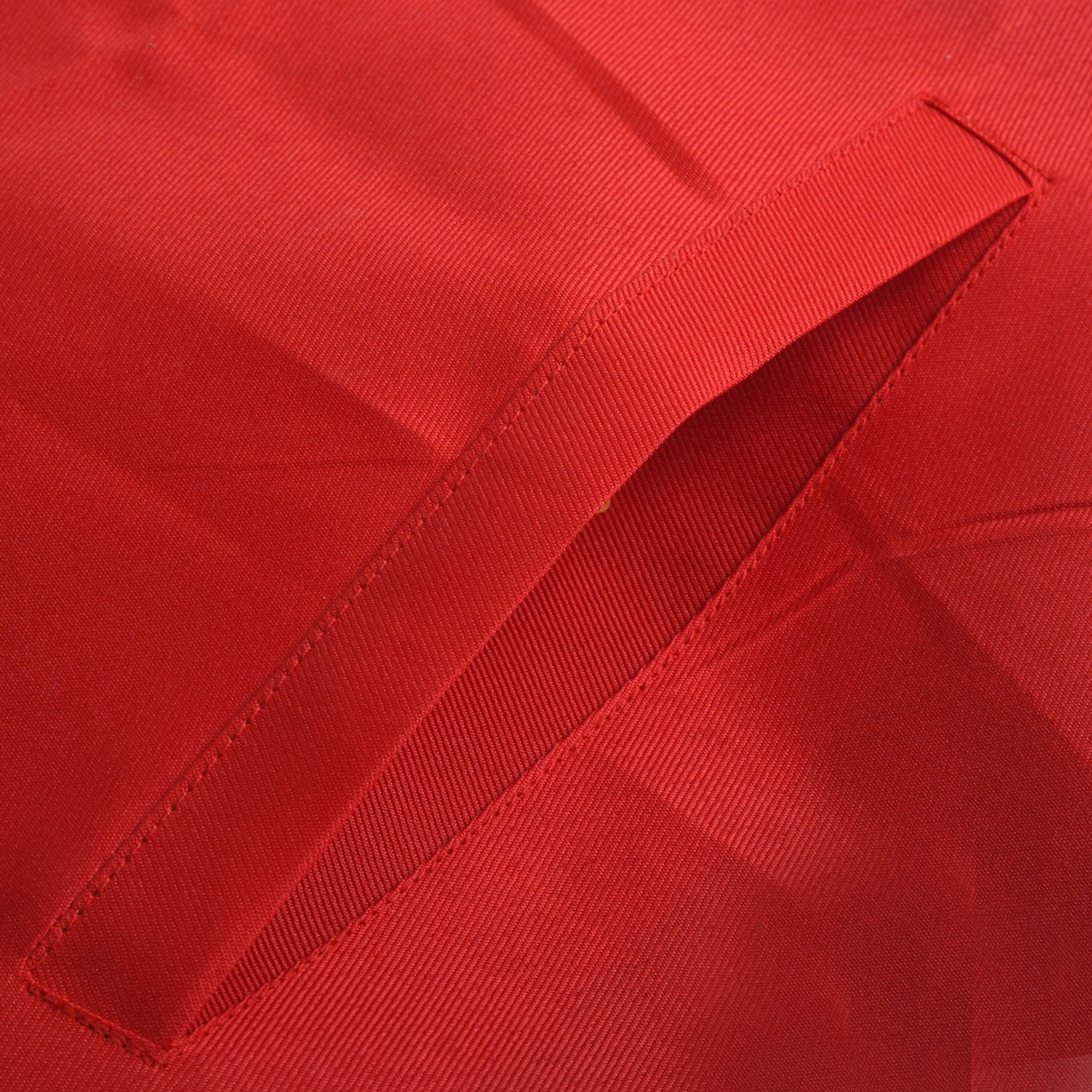 Royal Arch Chapter Apron - Red with Triple Tau Insignia