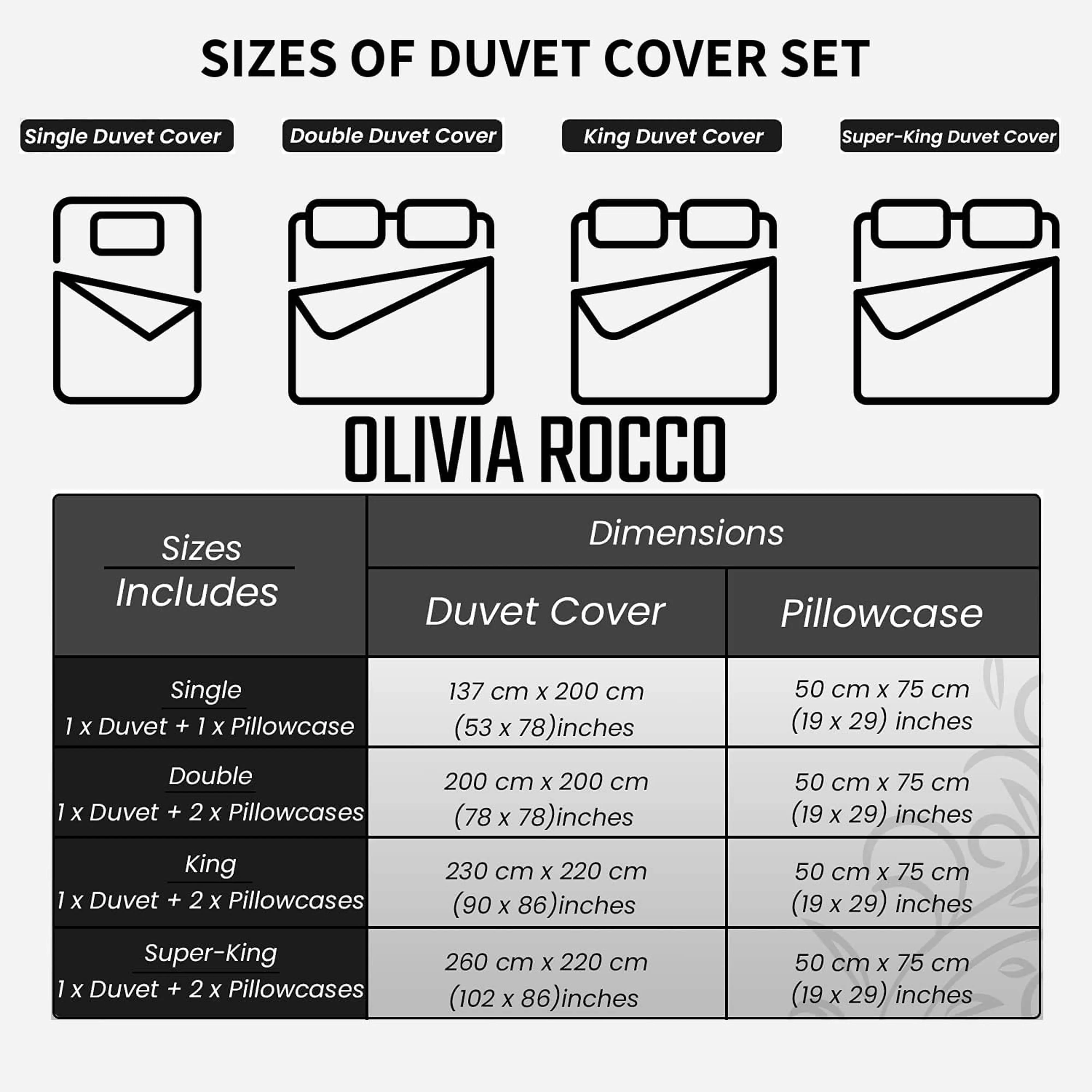 Royal Damask Cotton Rich Duvet Set Luxurious Soft Durable Bedding in Multiple Sizes and Colours for Ultimate Comfort by OLIVIA ROCCO