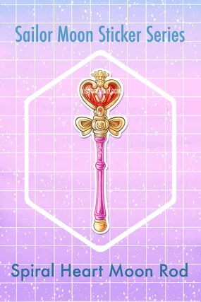 Sailor Moon - Spiral Heart Moon Rod Sticker