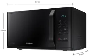 Samsung 23 L Solo Microwave Oven (MS23A3513AK/TL, Black)