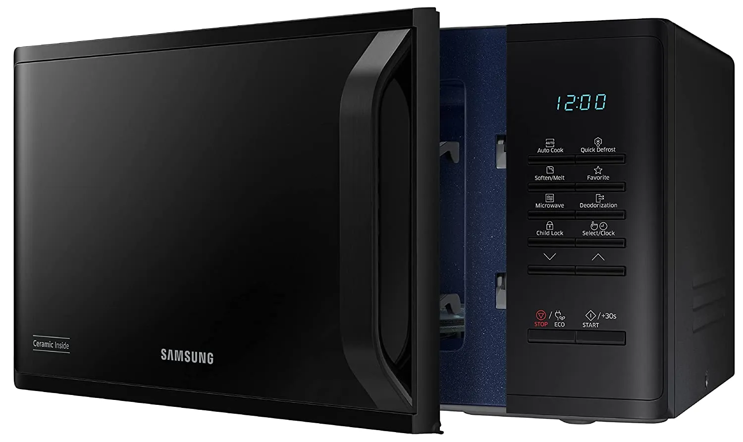 Samsung 23 L Solo Microwave Oven (MS23A3513AK/TL, Black)