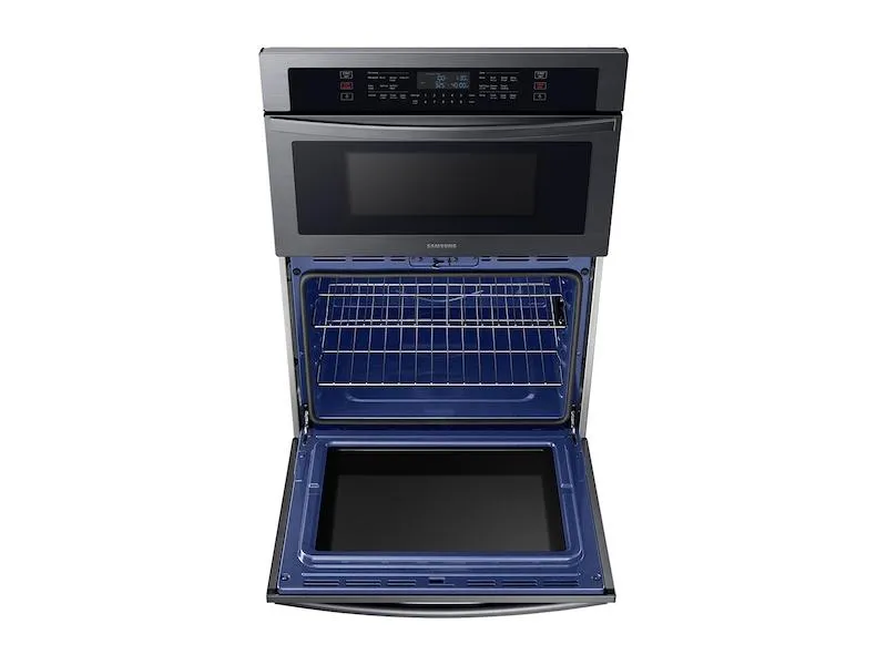 Samsung NQ70T5511DG 30" Smart Electric Wall Oven with Microwave Combination in Black Stainless Steel