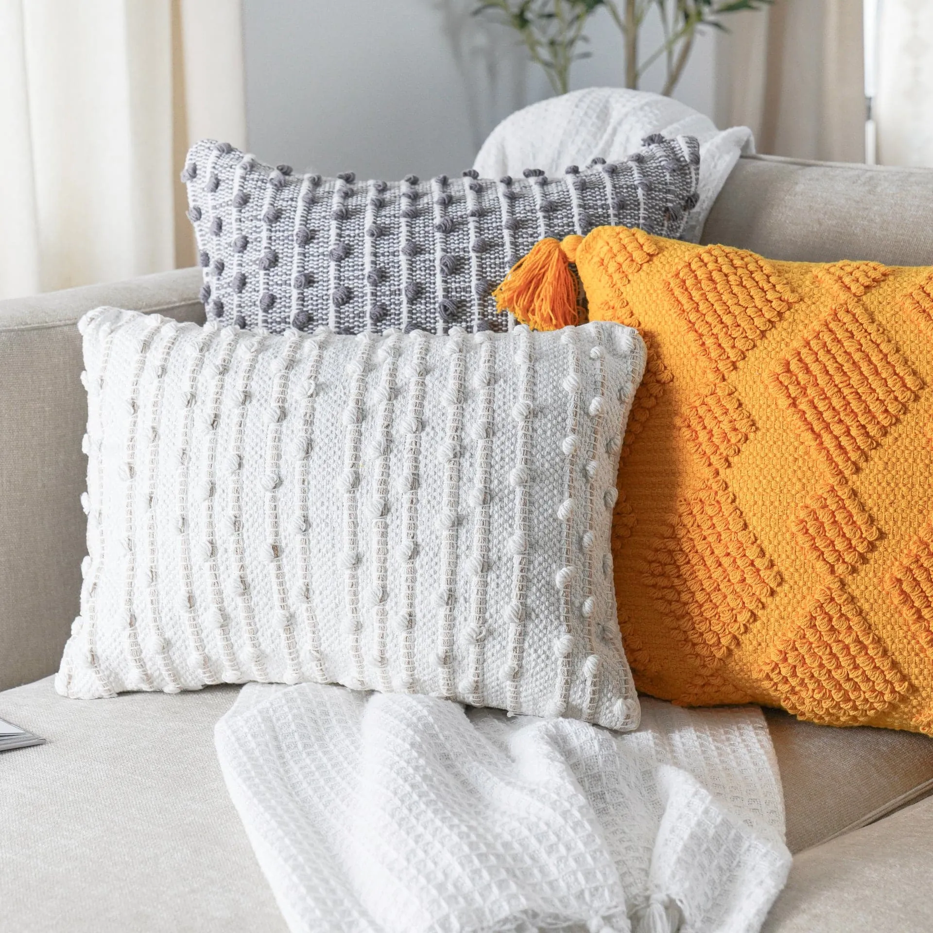 San Woven Decorative Pillow