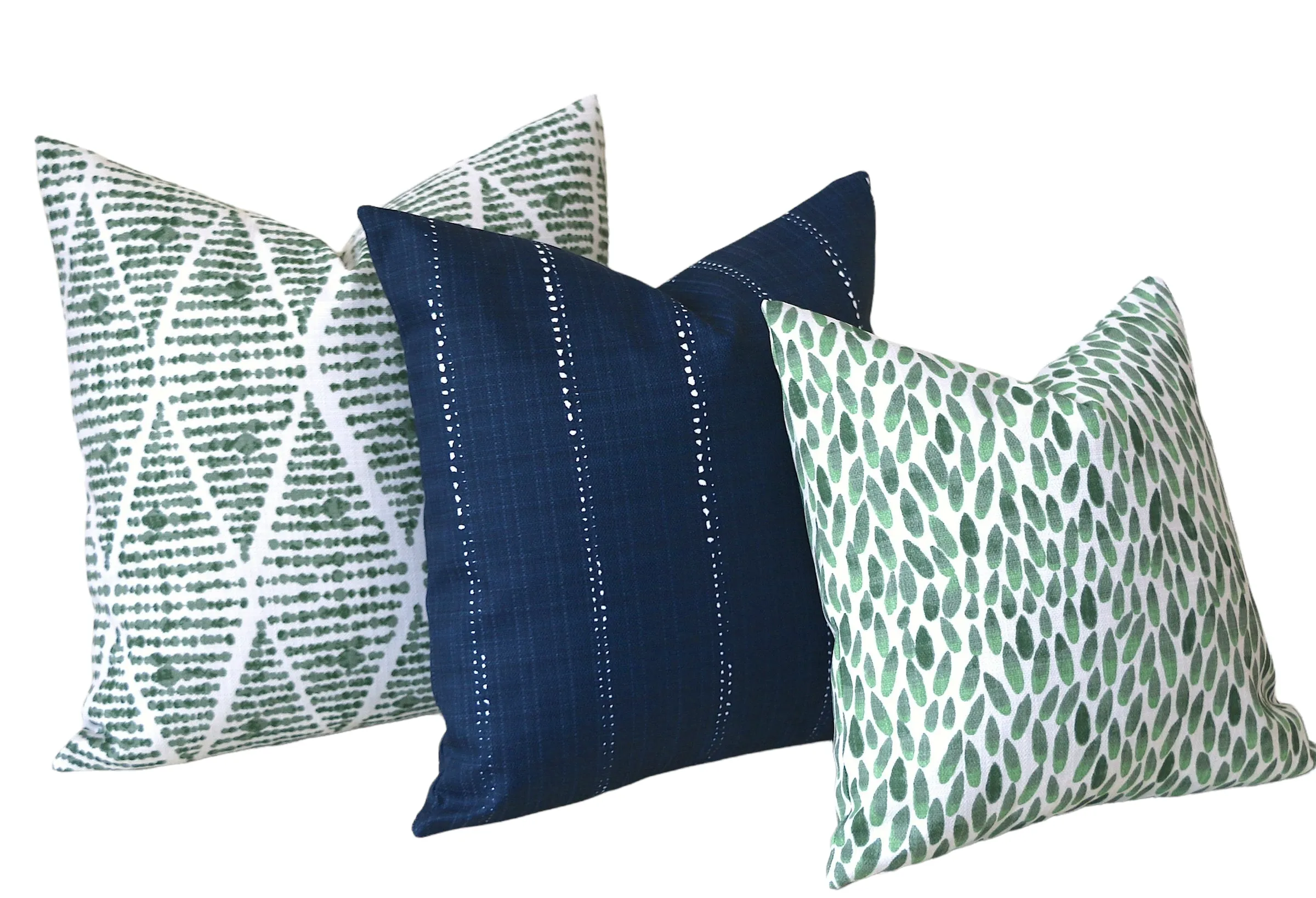 Santa Cruz Collection: Green Outdoor Pillow Covers / Outdoor Pillow cover / Green Patio Pillow / Banana Leaf Pillow Cover