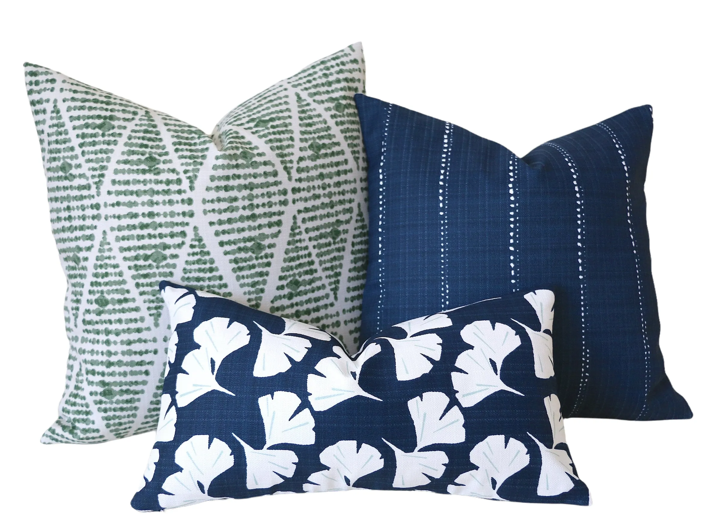 Santa Cruz Collection: Green Outdoor Pillow Covers / Outdoor Pillow cover / Green Patio Pillow / Banana Leaf Pillow Cover