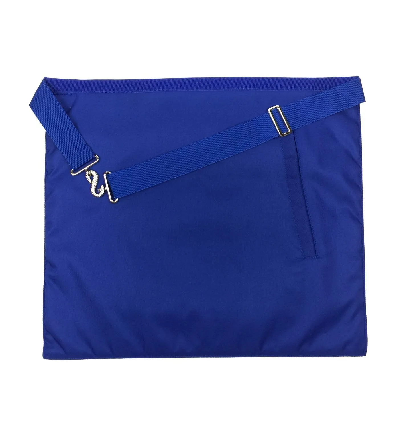 Sentinel Blue Lodge Officer Apron - Royal Blue with Wreath