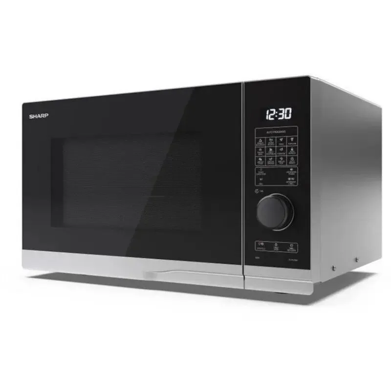 Sharp YC-PG254AU-S 25 Litres Grill Microwave Oven - Silver/Black