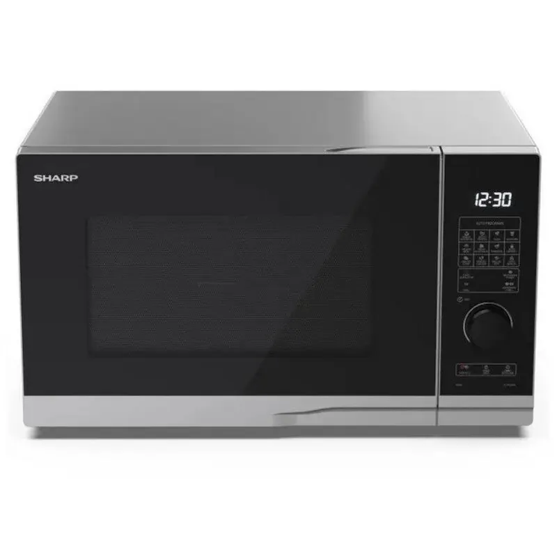 Sharp YC-PG254AU-S 25 Litres Grill Microwave Oven - Silver/Black