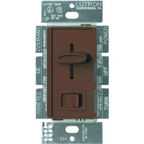 Skylark 1.5 Amp 3-Speed Quiet Fan Control and Light Switch, Single Pole, Brown