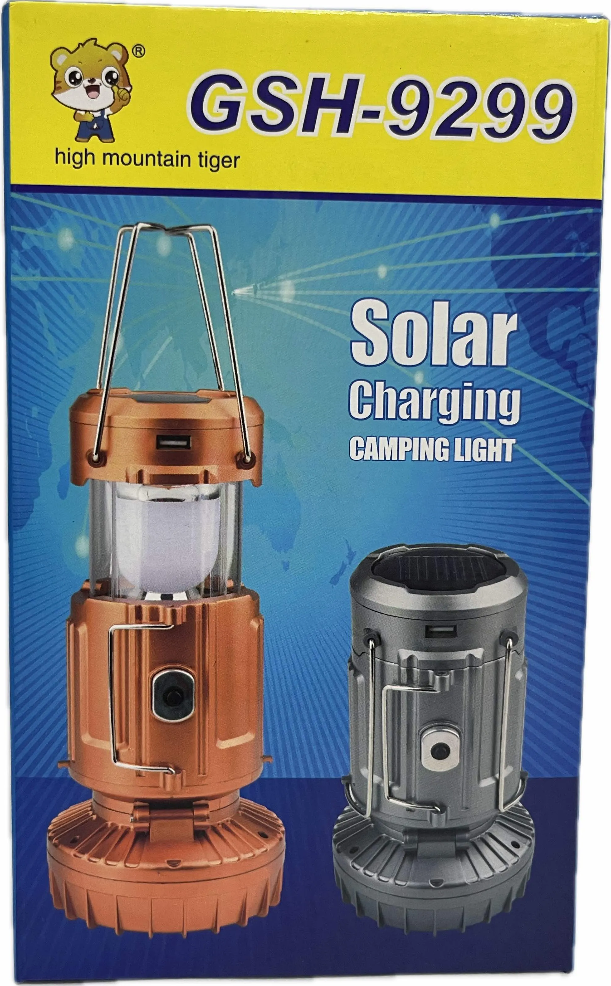 Solar Charging Camping Light With Fan GSH9299