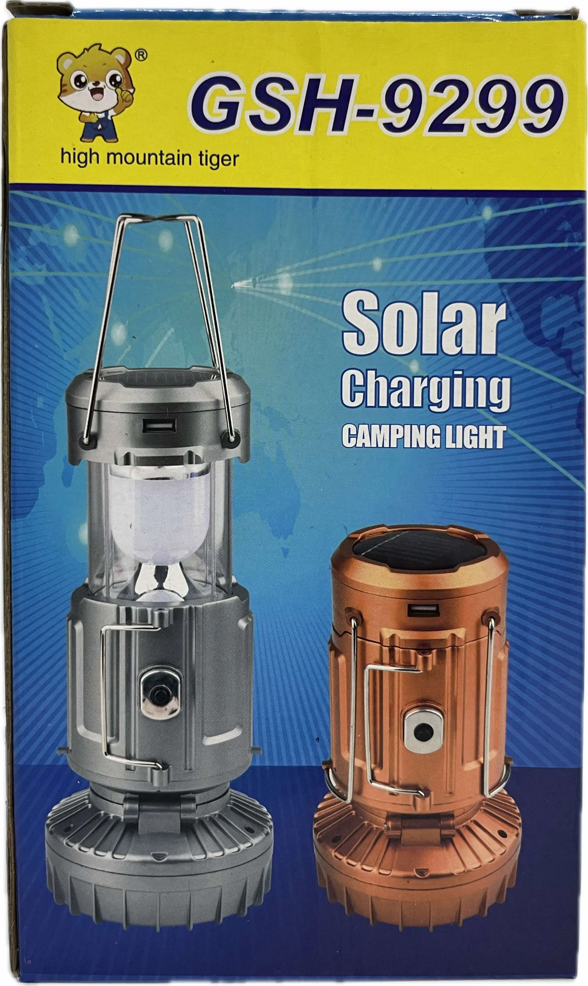 Solar Charging Camping Light With Fan GSH9299